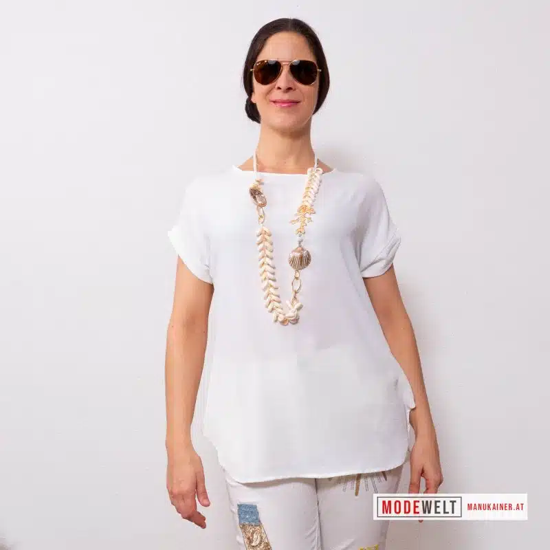 BlusenShirt Chiara White |Gr. UNI 36-42|, Anr.: 3036 – Bild 2