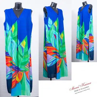 Sommerkleid Blue Hawai |Gr. UNI 36-44|, Anr.: 3057