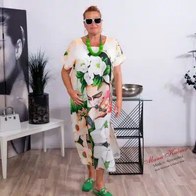 Sommerkleid Frida Green|Gr. UNI 36-48|, Anr.: 3060