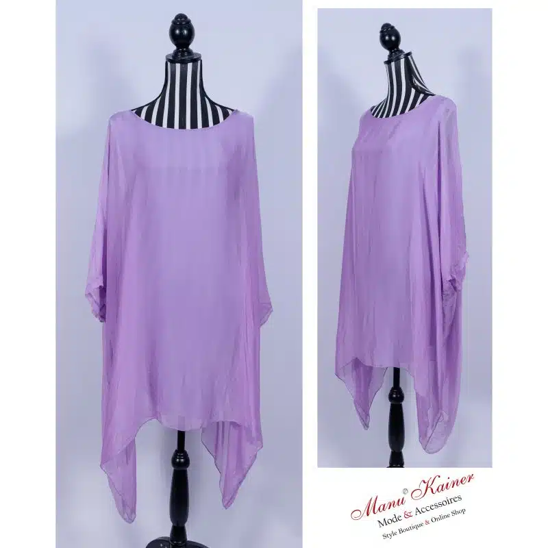 SeidenfeelTunika Dream Lila |Gr. Uni 40-48+|, Anr.: 3070