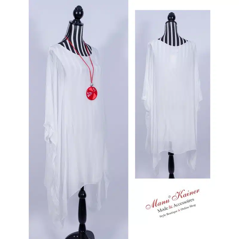 SeidenfeelTunika Dream White |Gr. Uni 40-48+|, Anr.: 3072 – Bild 3