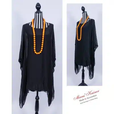 SeidenfeelTunika Dream Black |Gr. Uni 40-48+|, Anr.: 3073