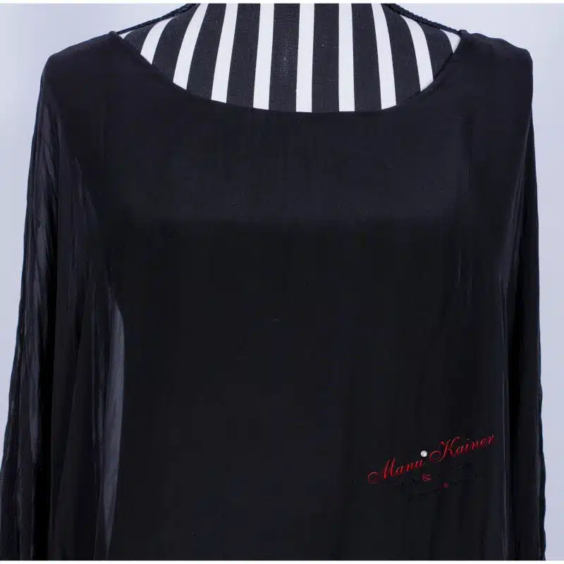 SeidenfeelTunika Dream Black |Gr. Uni 40-48+|, Anr.: 3073 – Bild 3