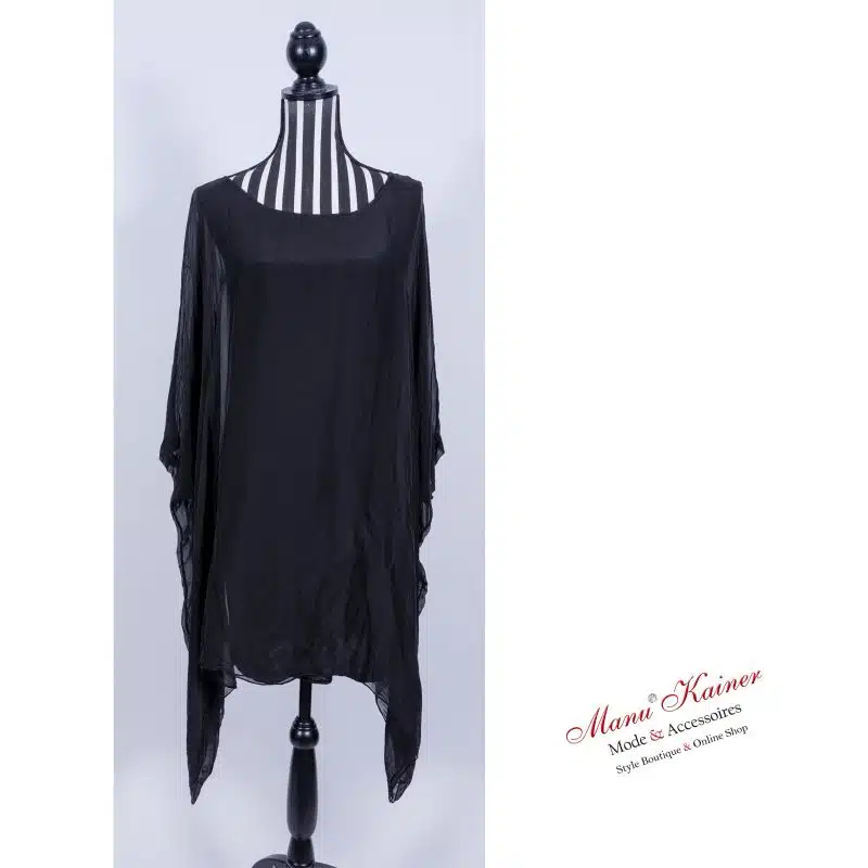 SeidenfeelTunika Dream Black |Gr. Uni 40-48+|, Anr.: 3073 – Bild 5