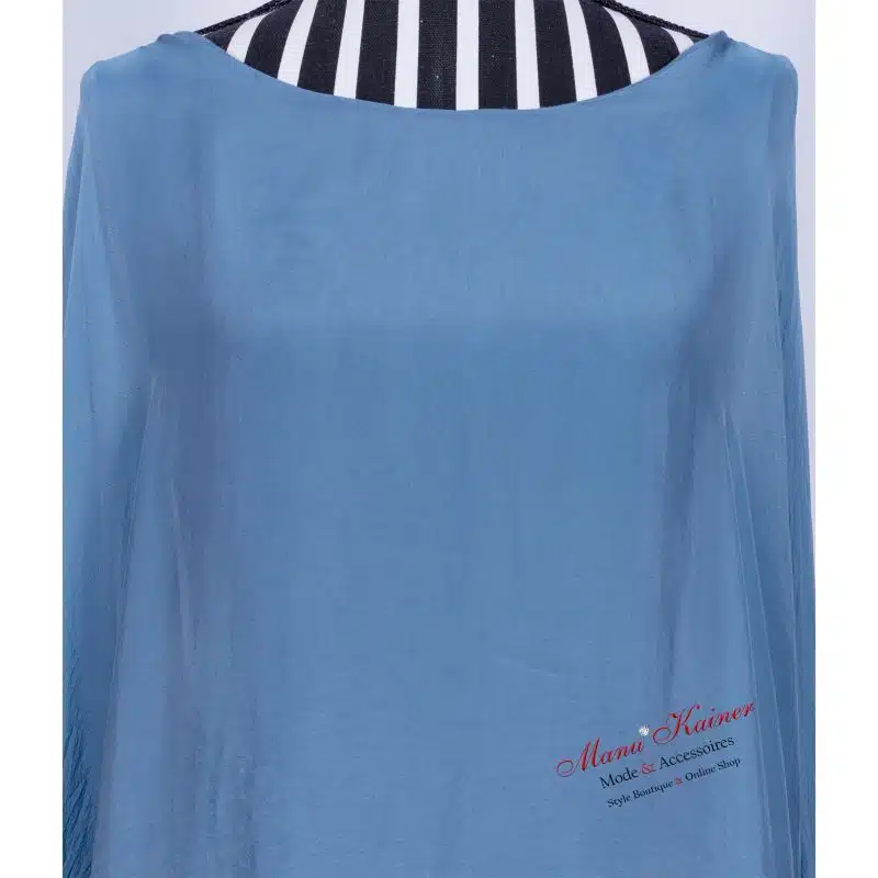 SeidenfeelTunika Dream Rauchblau |Gr. Uni 40-48+|, Anr.: 3074 – Bild 4