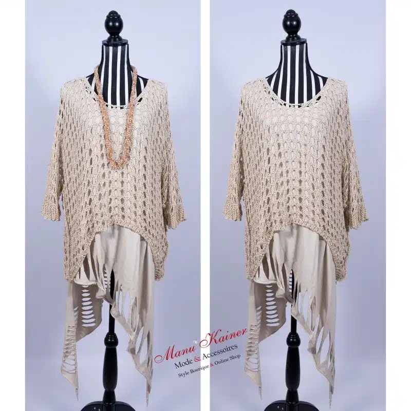 DesignLongshirt Trendy Beige |Gr. UNI 38-48|, Anr.: 3079 – Bild 4
