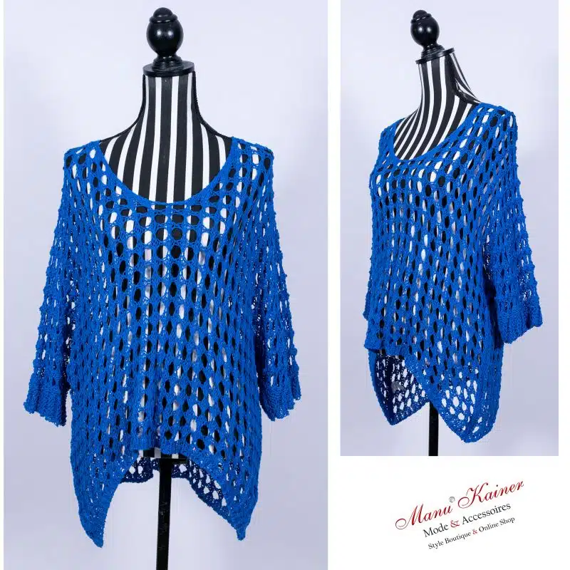 NetzPulli Samantha Blue |Gr. UNI 36-44/46|, Anr.: 3102