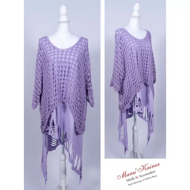 DesignLongshirt Trendy Flieder |Gr. UNI 38-48|, Anr.: 3103 – Bild 3