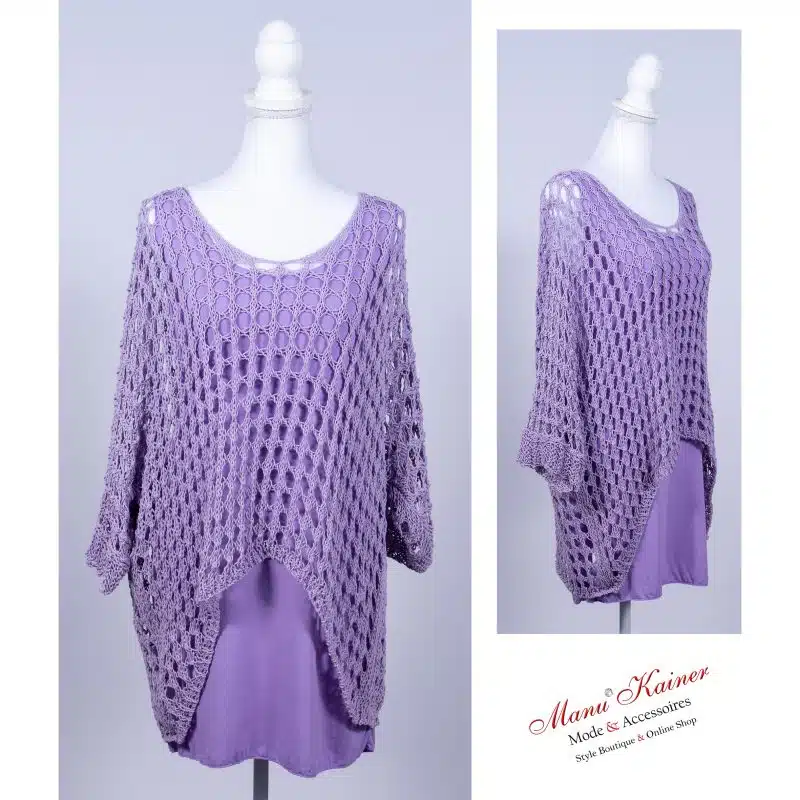 UnterLongshirt Flieder |Gr. UNI 38-46|, Anr.: 3105 – Bild 3
