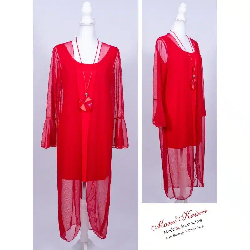 UnterLongshirt Rot |Gr. UNI 38-46|, Anr.: 3106 – Bild 3