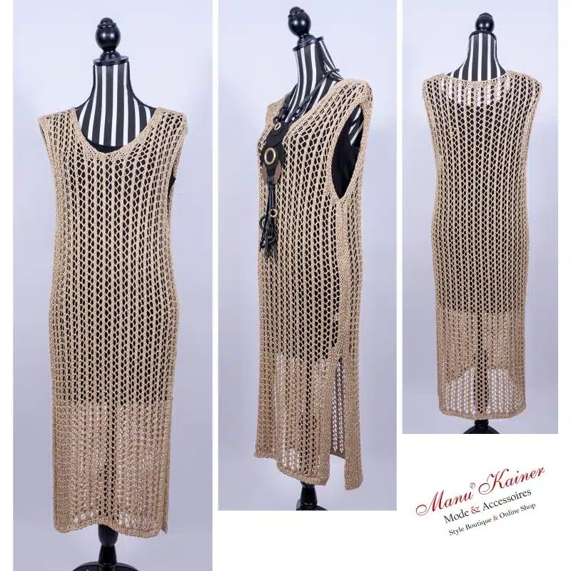 Netzkleid Golden Elegance |Gr. UNI 36-48|, Anr.: 3110