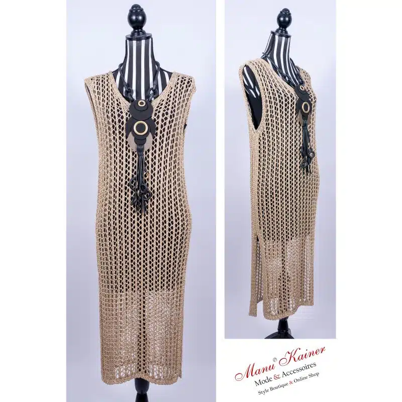 Netzkleid Golden Elegance |Gr. UNI 36-48|, Anr.: 3110 – Bild 2