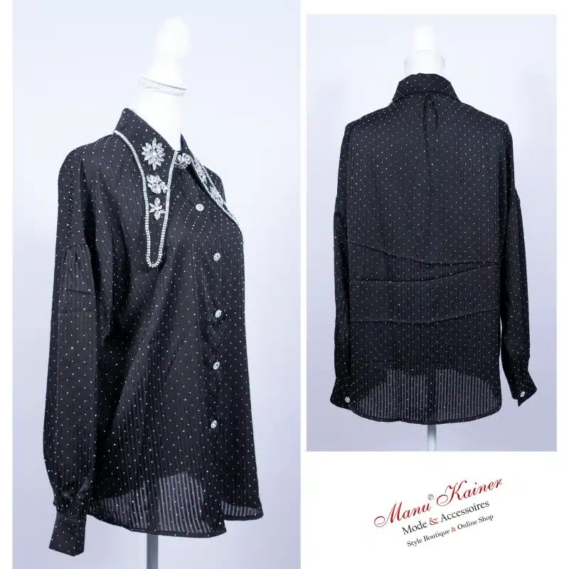 DesignBluse Glamour |Gr. UNI 38 bis 46|, Anr.: 3116 – Bild 2