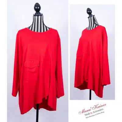 Tunika Rosso Elegance |Gr. UNI 42/44 - 48+|, Anr.: 3124