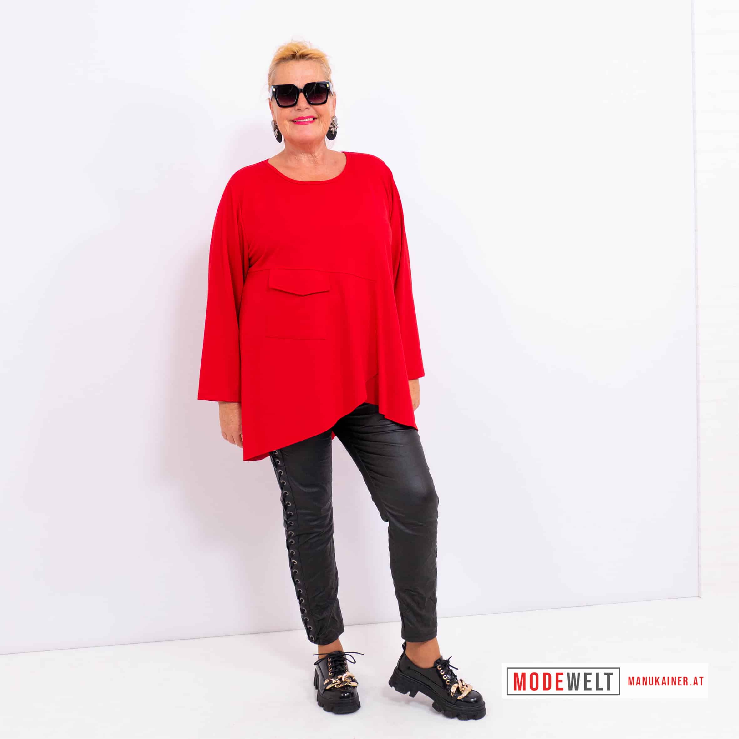 Tunika Rosso Elegance |Gr. UNI 42/44 - 48+|, Anr.: 3124 – Bild 2