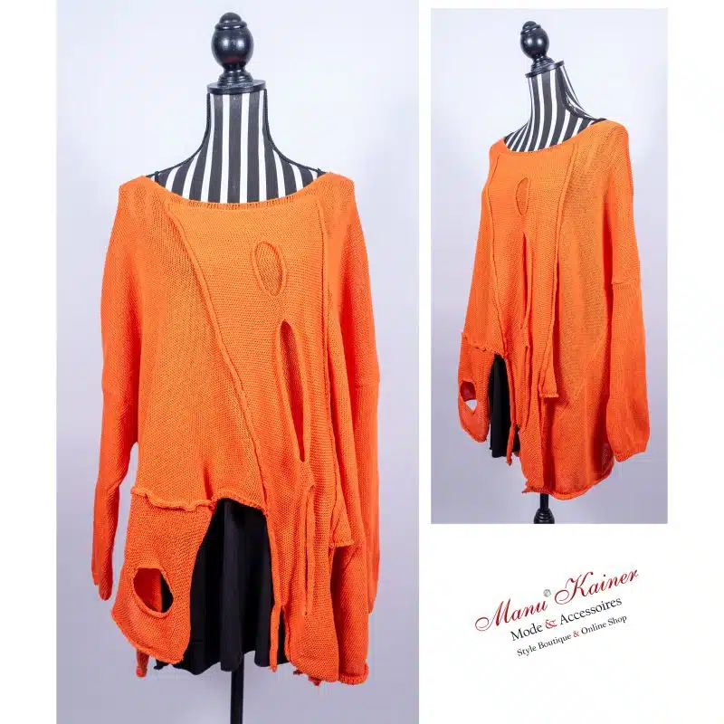 OverLookPulli Cassy, Orange |Gr. Uni 40-48+|, Anr.: 3159