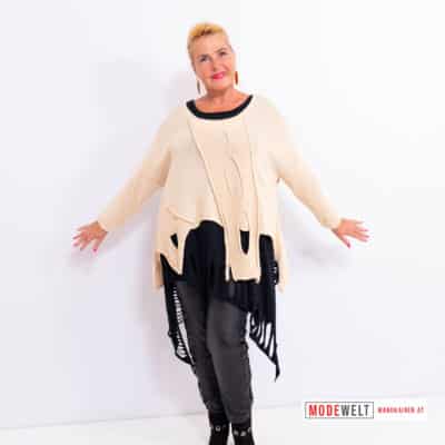 OverLookPulli Cassy, Beige |Gr. Uni 40-48+|, Anr.: 3161
