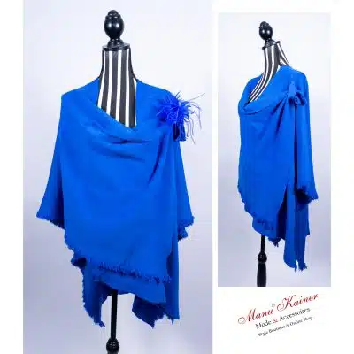 Poncho Blue Star |Gr. UNI 36-48+|, Anr.: 3165