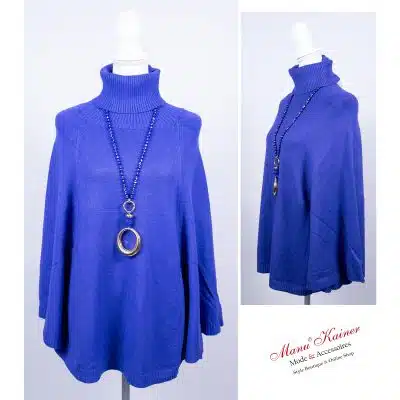 PonchoPulli Contessa Blue |Gr. 36 bis 46|, Anr.: 3173