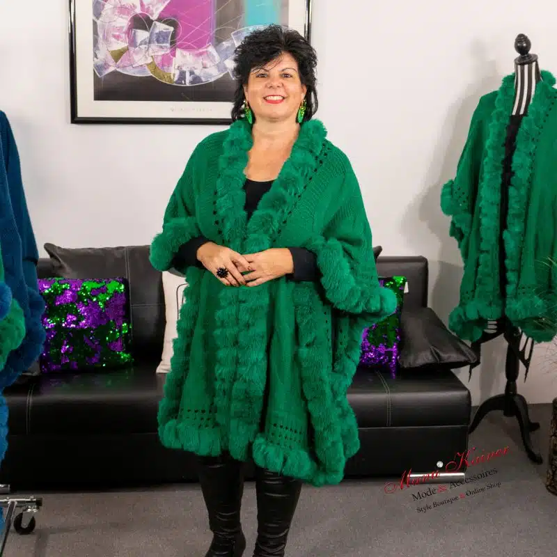 Edelponcho Alexa Green |Gr. UNI|, Anr.: 3231 – Bild 4