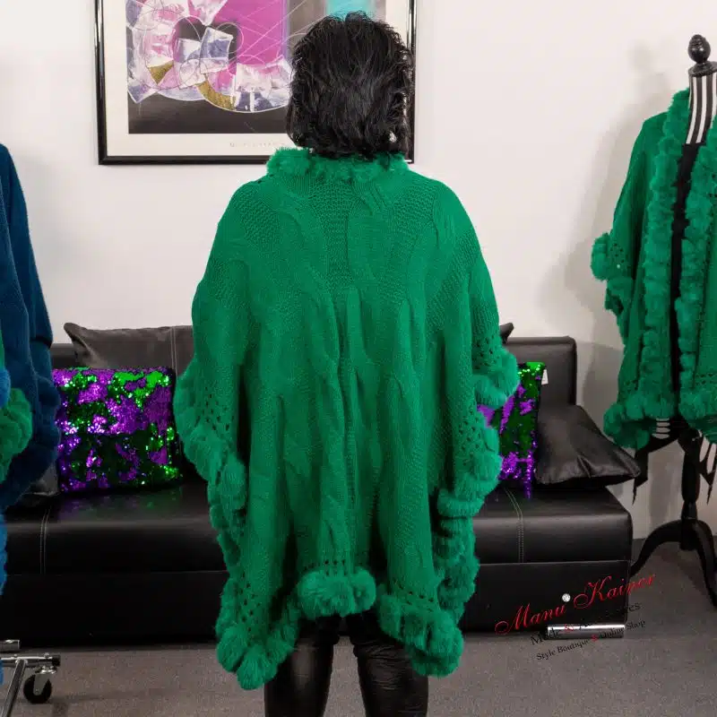 Edelponcho Alexa Green |Gr. UNI|, Anr.: 3231 – Bild 5