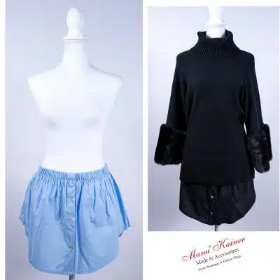 ShirtVerlängerung Stacy Blau |Gr. 36 bis 46|, Anr.: 3273