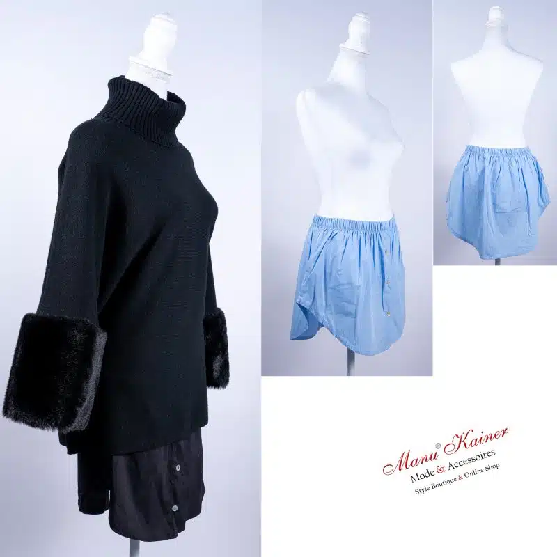 ShirtVerlängerung Stacy Blau |Gr. 36 bis 46|, Anr.: 3273 – Bild 2