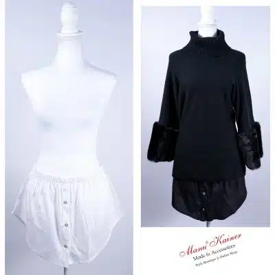 ShirtVerlängerung Stacy Weiß |Gr. 36 bis 46|, Anr.: 3274