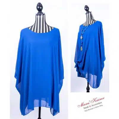 FledermausBluse Lady Blue|Gr. UNI 44-48+|, Anr.: 3275