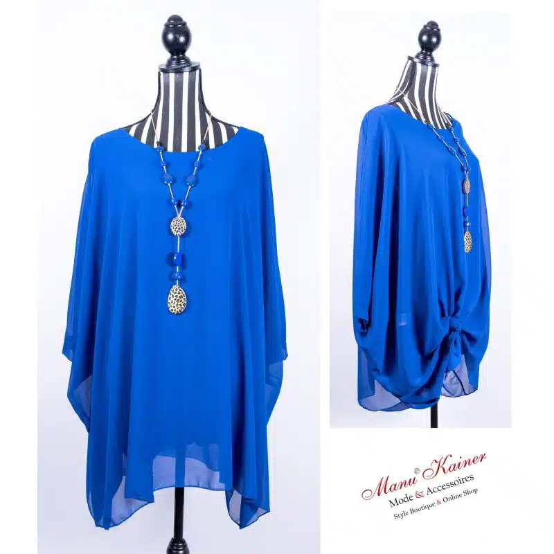 FledermausBluse Lady Blue|Gr. UNI 44-48+|, Anr.: 3275 – Bild 4