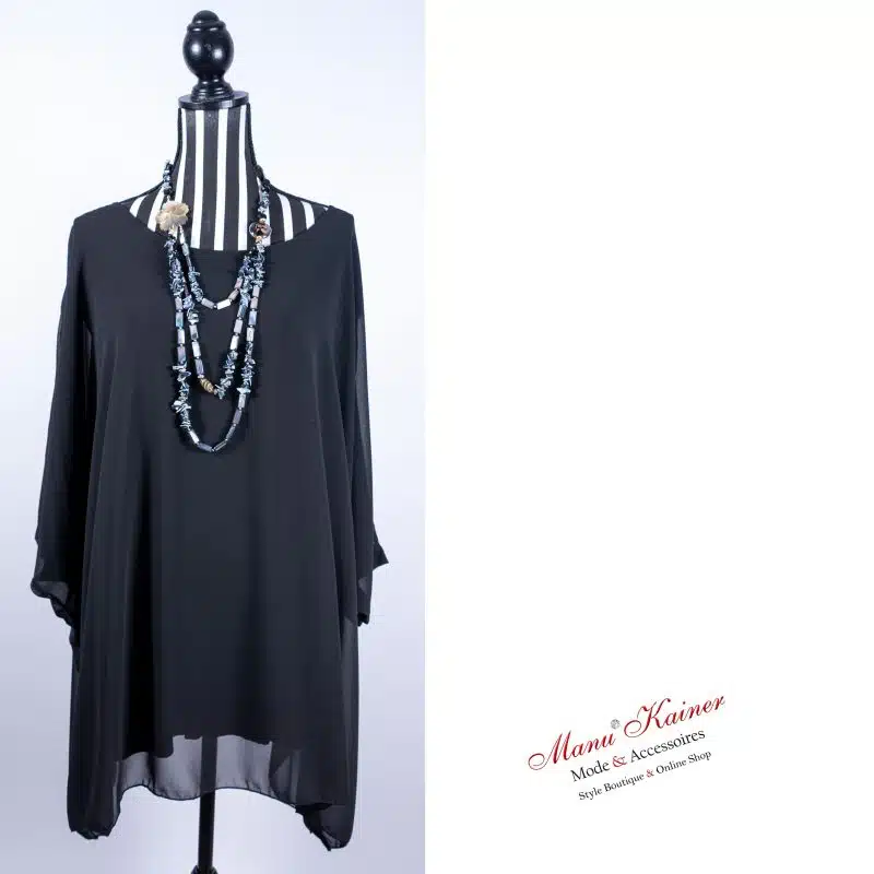 FledermausBluse Lady Black|Gr. UNI 44-48+|, Anr.: 3277 – Bild 3