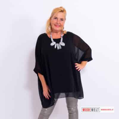 FledermausBluse Lady Black|Gr. UNI 44-48+|, Anr.: 3277
