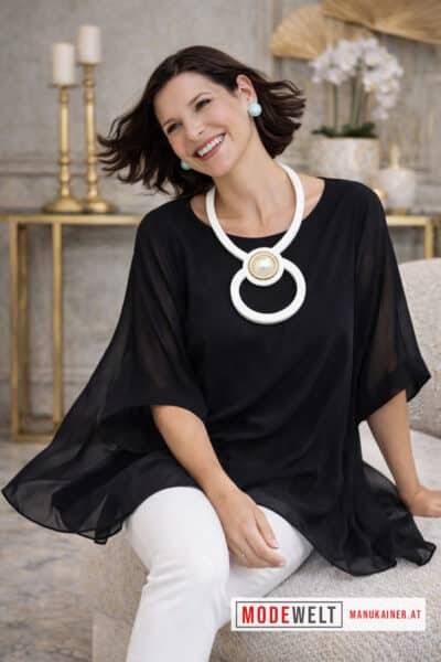 FledermausBluse Lady Black|Gr. UNI 36-48+|, Anr.: 3277