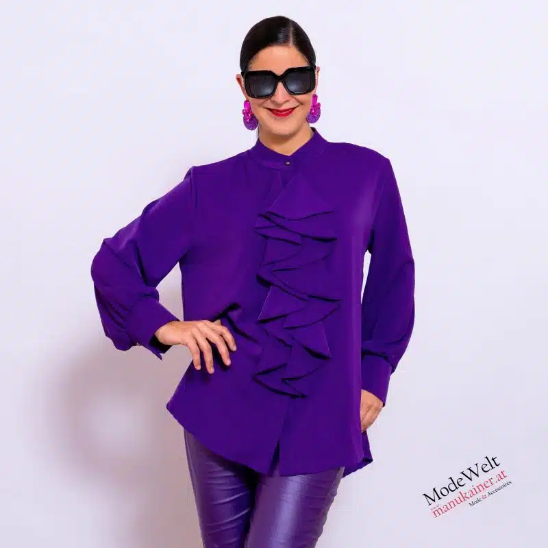 Rüschenbluse Liloletta |Gr. UNI 40-46|, Anr.: 3289