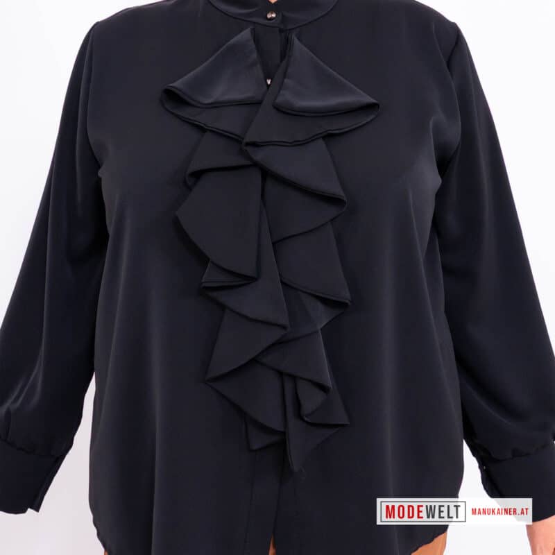Rüschenbluse Nero |Gr. UNI 40-46|, Anr.: 3291 – Bild 4
