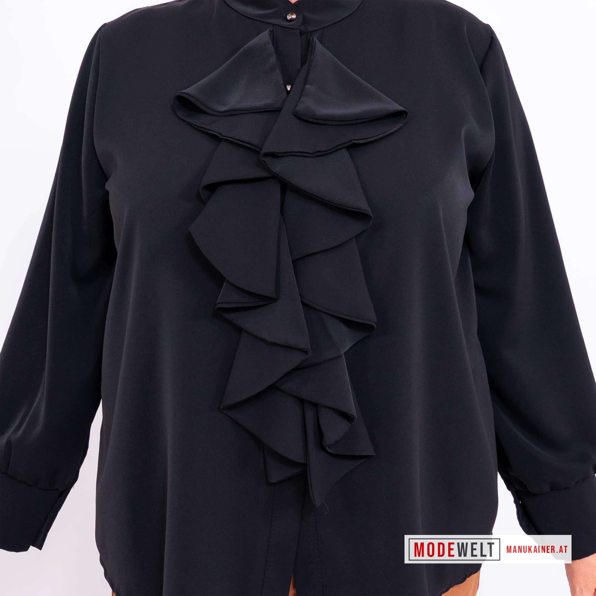 Rüschenbluse Nero |Gr. UNI 40-46|, Anr.: 3291 – Bild 4