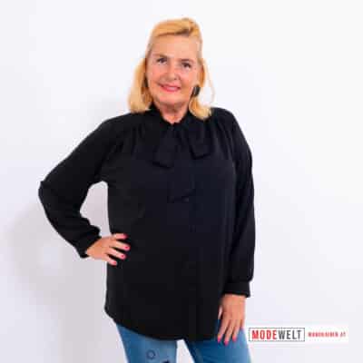 Maschenbluse Nero |Gr. UNI 40-46|, Anr.: 3293