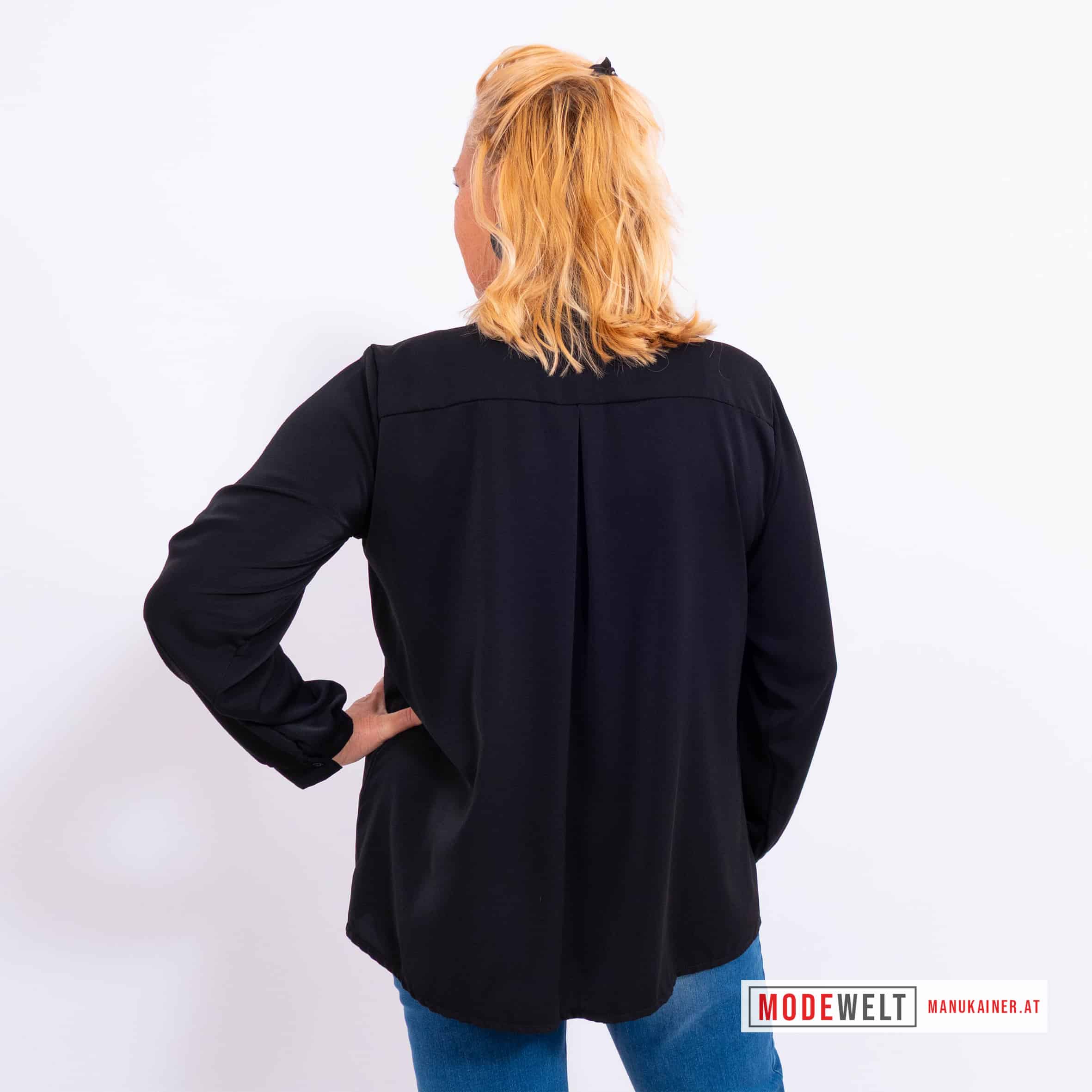 Maschenbluse Nero |Gr. UNI 40-46|, Anr.: 3293 – Bild 4