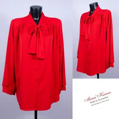 Maschenbluse Rosso |Gr. UNI 40-46|, Anr.: 3296