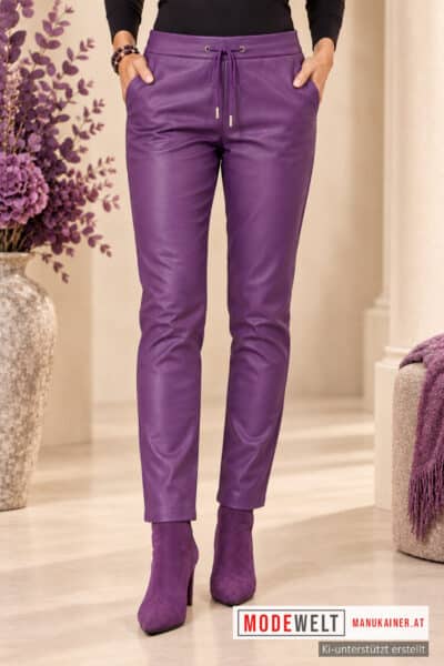 Designhose Luxury Star Lila |Gr. 36 bis 48|, Anr.: 3315