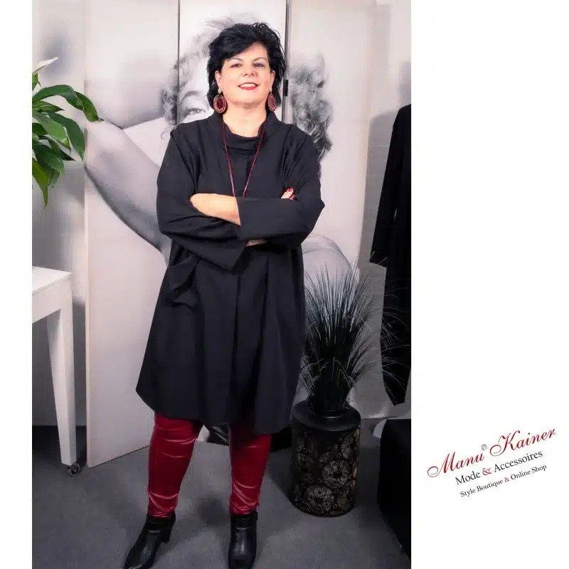 Tunikakleid Black Cassandra |Gr. 42-48|, Anr.: 3334 – Bild 2