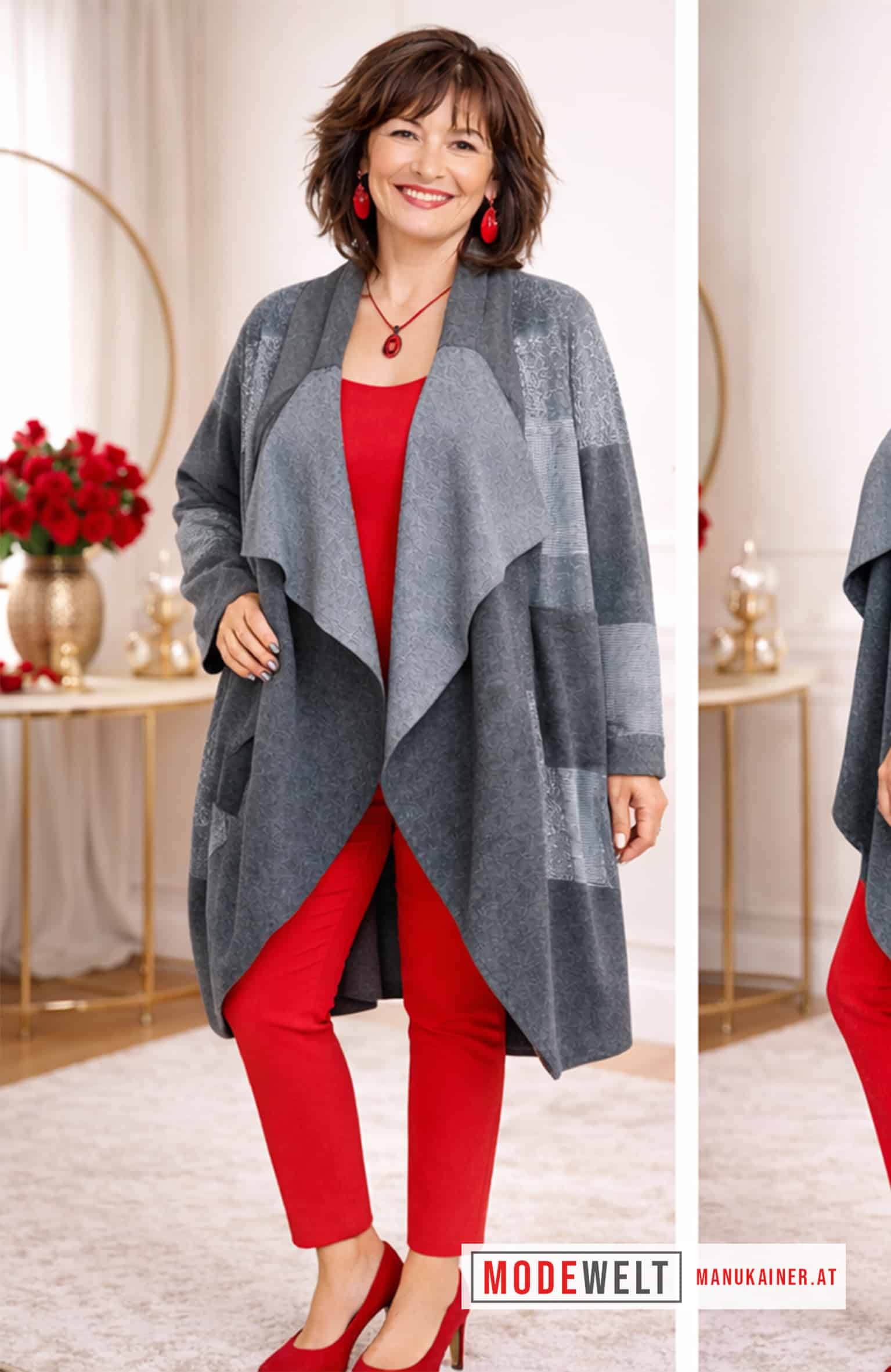 DesignMantel Dori |Gr. UNI 38-48+|, Anr.: 3352 – Bild 3