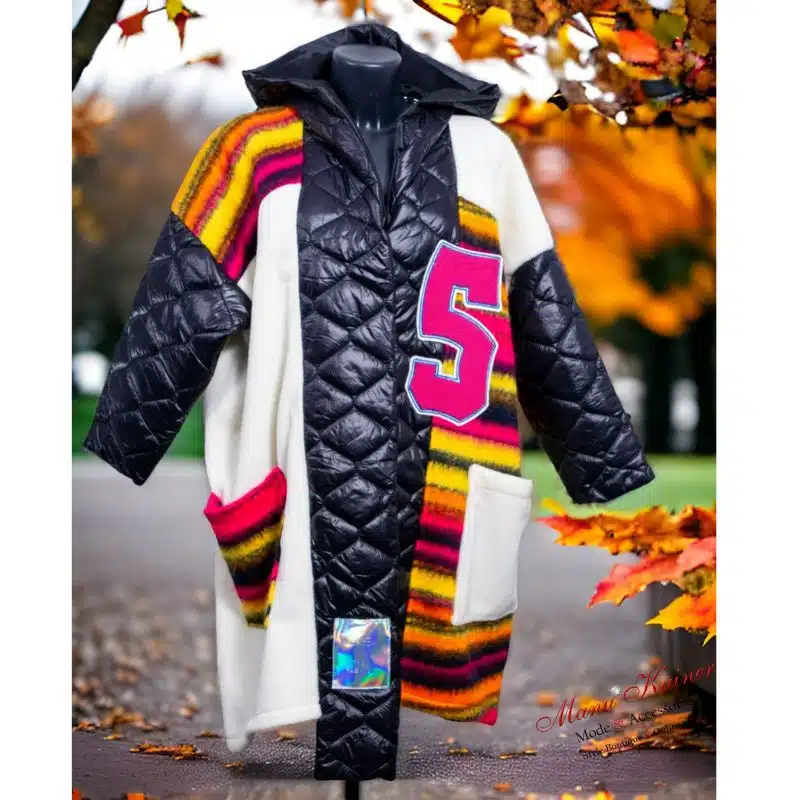 OversizedJacke Black Sun Star |Gr. UNI 38-48+|, Anr.: 3370 – Bild 2