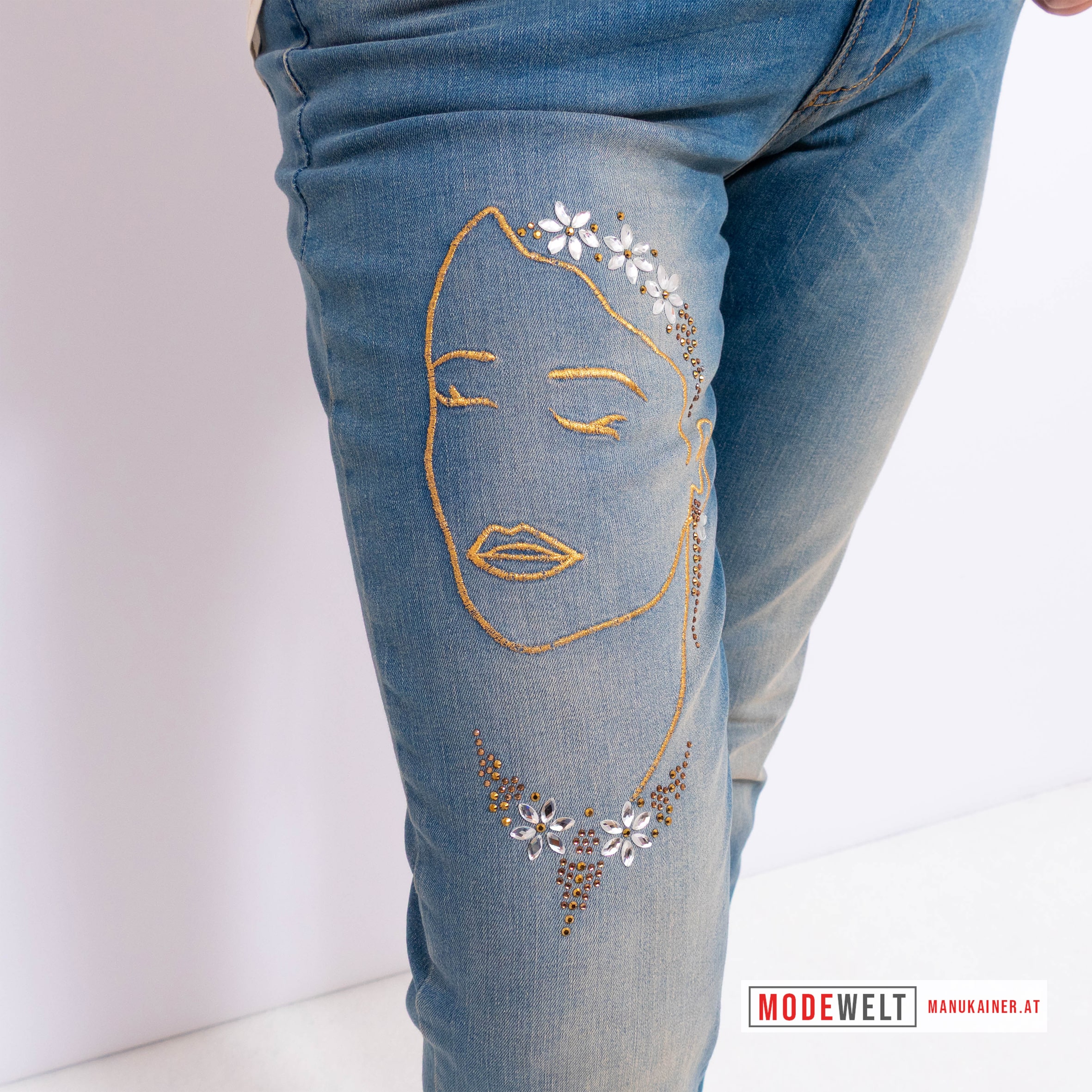 HighFashion Jeans Donna Golden |Gr. 40-48|, Anr.: 3390 – Bild 2