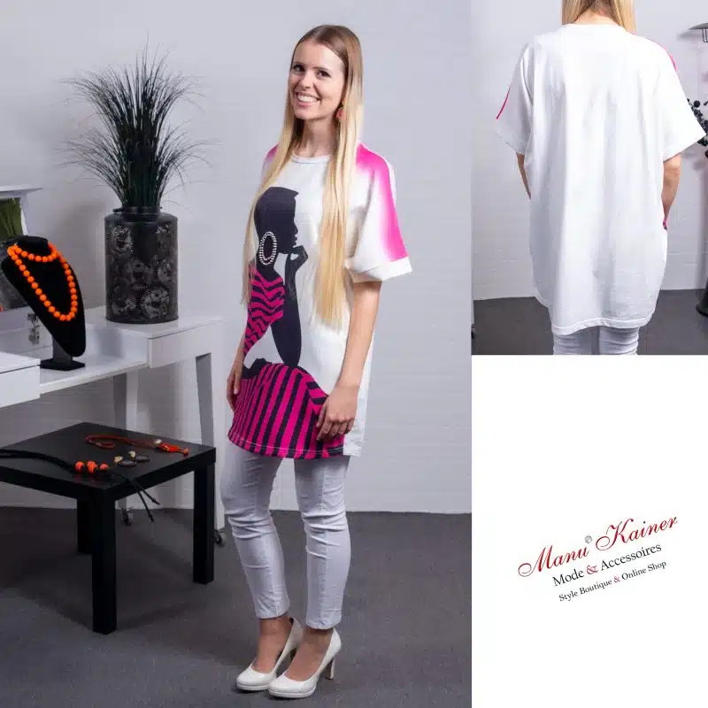 HighFashionShirt Modern Silhouette Pink |Gr. UNI 36-46|, Anr.: 3406 – Bild 4