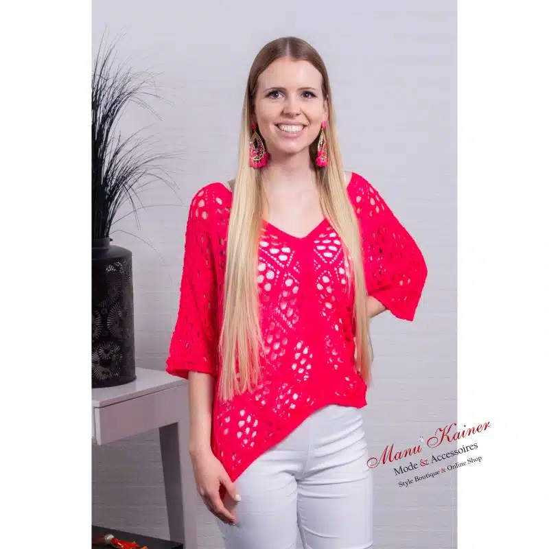 SommerstrickShirt Felicia NeonPink |Gr. 36-46|, Anr.: 3411 – Bild 2