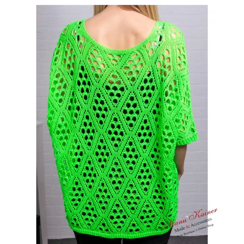 SommerstrickShirt Felicia Neongrün |Gr. 36-46|, Anr.: 3414 – Bild 4
