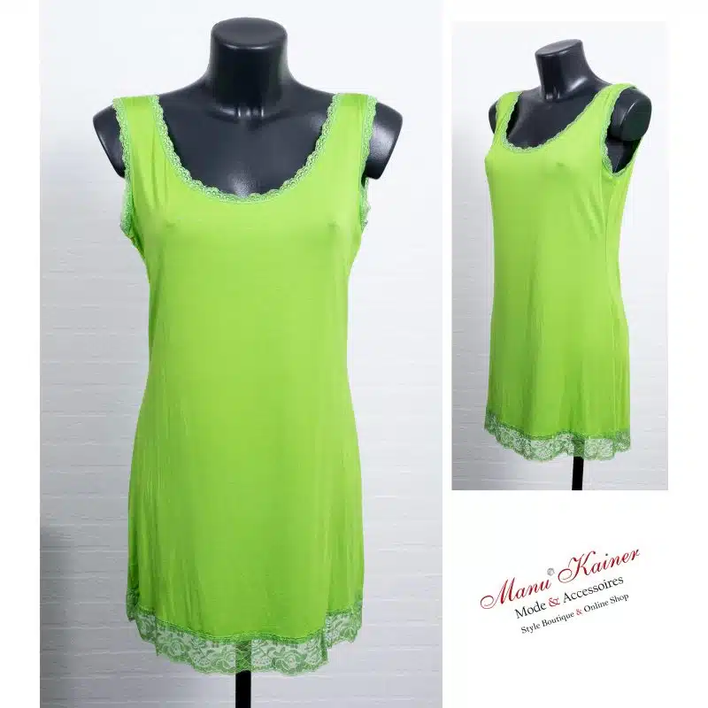 SpitzenUnterLongshirt Eve Green |Gr. UNI 38-46|, Anr.: 3423