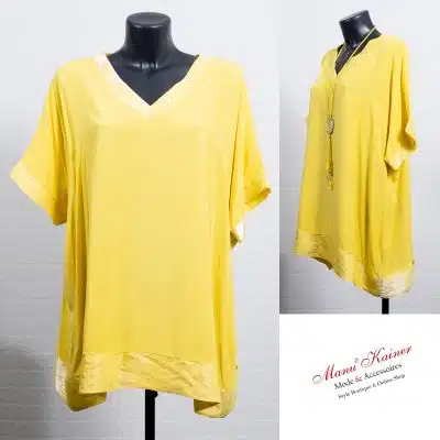 DesignTunika Mia Gelb |Gr. UNI 42-48+|, Anr.: 3429