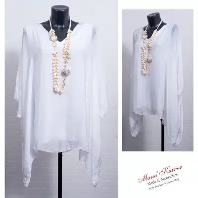 SeidenfeelTunika Lady White |Gr. UNI 38-48|, Anr.: 3449